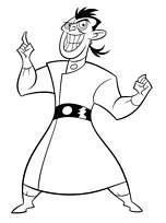 coloriage kim possible dr drakken le mechant